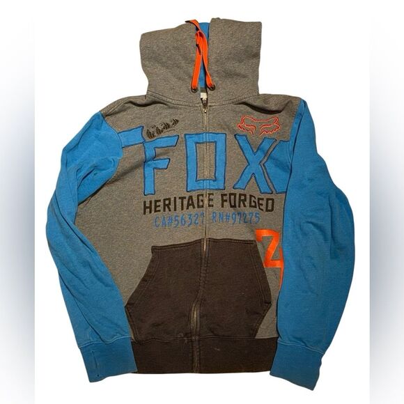 Fox racing zip up Hoodie size large - Picture 1 of 4